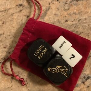 Valentines Day Fun!!! 2 sets of “naughty” dice
